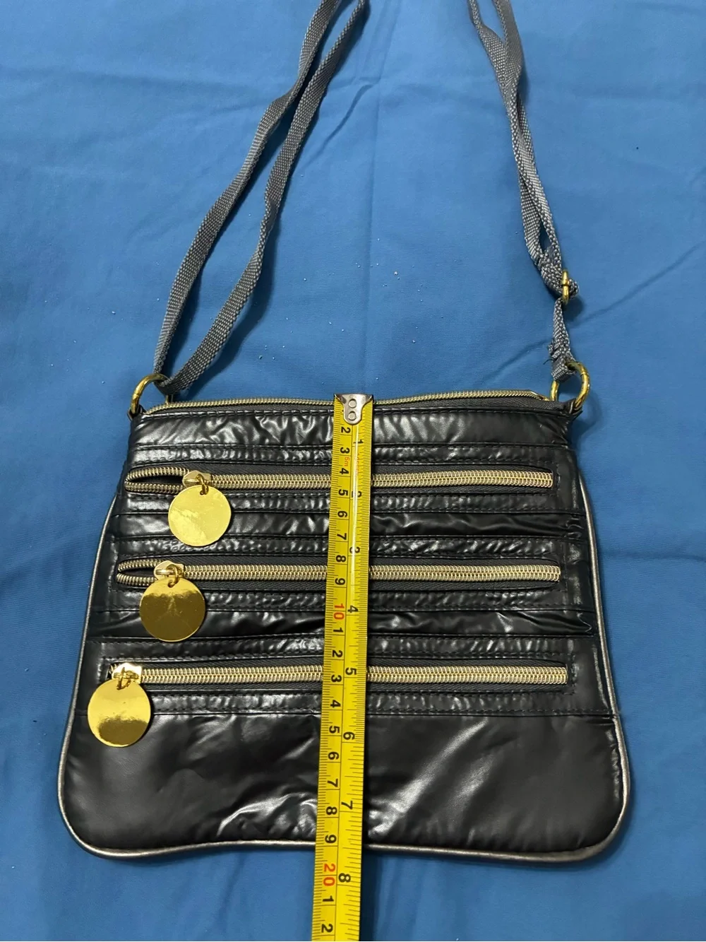 Pewter Crossbody purse